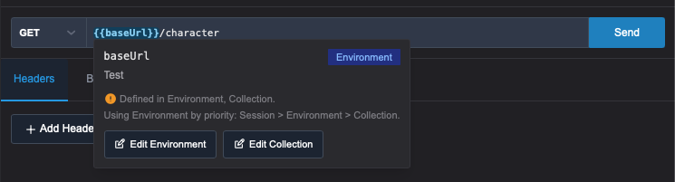 A close-up image of a {{token}} placeholder in the editor with a tooltip open showing the real value that will be resolved.